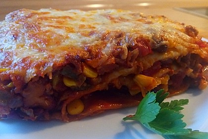 Mells mexikanische Enchilada-Lasagne 3
