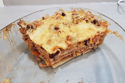 Mells mexikanische Enchilada-Lasagne 19