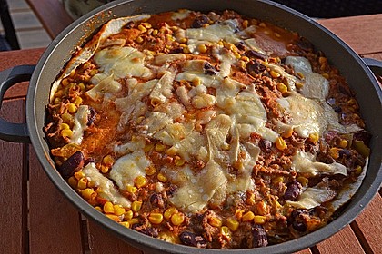 Mells mexikanische Enchilada-Lasagne 10