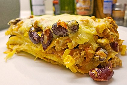 Mells mexikanische Enchilada-Lasagne 15