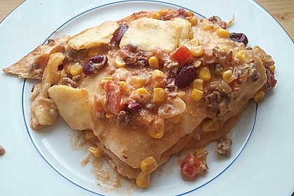 Mells mexikanische Enchilada-Lasagne 29