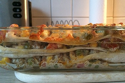 Mells mexikanische Enchilada-Lasagne 21