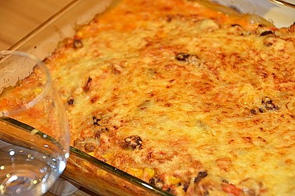 Mells mexikanische Enchilada-Lasagne 9