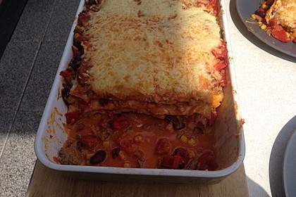 Mells mexikanische Enchilada-Lasagne 31