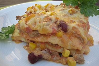 Mells mexikanische Enchilada-Lasagne 26