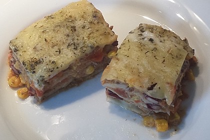 Mells mexikanische Enchilada-Lasagne 22