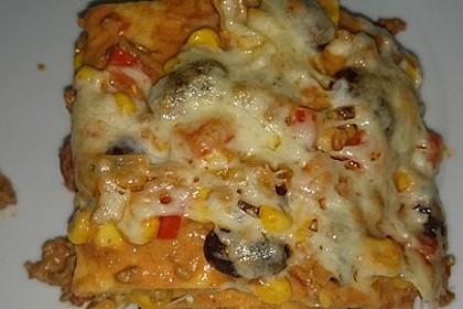 Mells mexikanische Enchilada-Lasagne 33