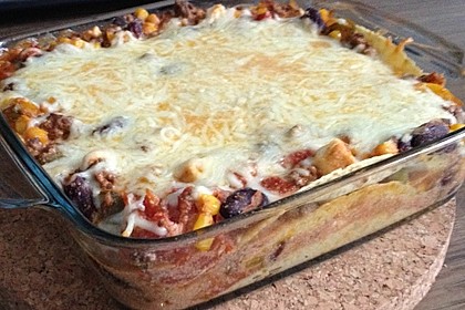 Mells mexikanische Enchilada-Lasagne 41