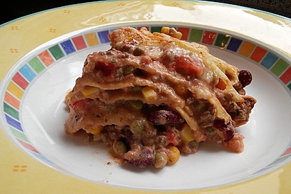 Mells mexikanische Enchilada-Lasagne 30