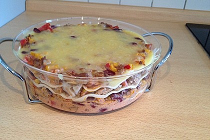 Mells mexikanische Enchilada-Lasagne 7