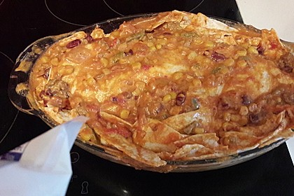 Mells mexikanische Enchilada-Lasagne 64