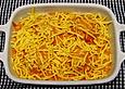 Putencurry-Auflauf mit Pfirsichen
