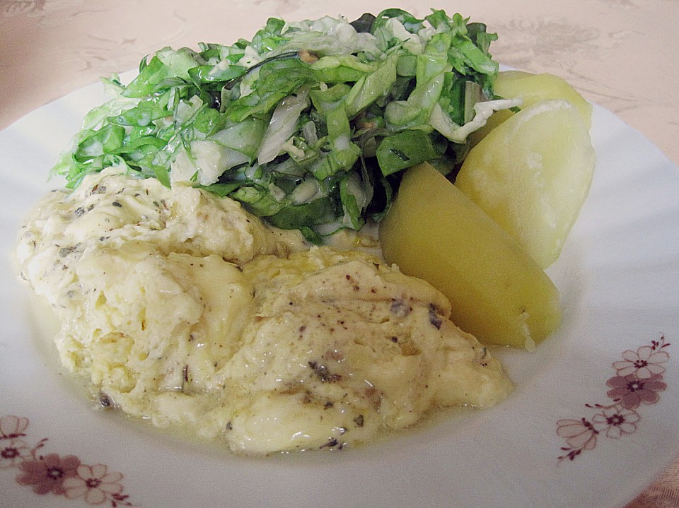 Kartoffeln, Rührei und Salat (Rezept mit Bild) von Lucky-Luke | Chefkoch.de
