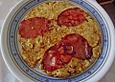 Maispfannkuchen mit Speck oder Schinken