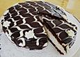 Eierlik&ouml;rtorte mit Schokoguss