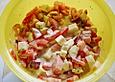 Tomaten-Mozzarella-Salat mit Joghurtdressing
