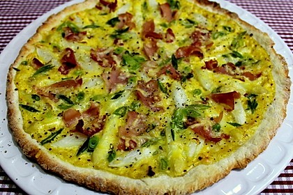 Superleckere und schnelle Spargelpizza 1