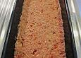 Hackbraten mit Paprika in der Backform