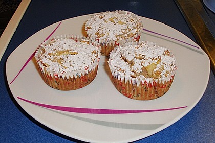 Apfel-Zimt-Muffins mit Haferflocken