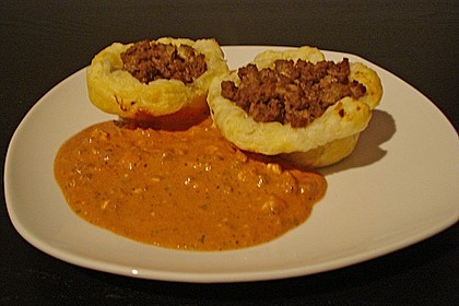 Bl&auml;tterteig-Hackfleisch-Feta Muffins 3