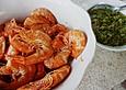 BBQ-Garnelen mit Thai-Dip Nam Jim Talee