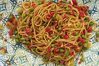Spaghetti-Curry-Salat 22