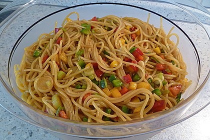 Spaghetti-Curry-Salat 2
