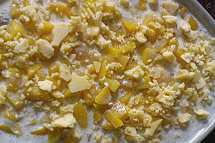 Reisauflauf mit Pfirsichen 1