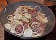 H&auml;hnchenleber mit Ziegenk&auml;se