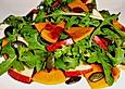 Rucolasalat mit K&uuml;rbis und Apfel