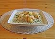 Essiggurkerlsuppe mit scharfen, &uuml;berbackenen Karotten-Kartoffeln