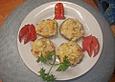 Spannerkrebs mit Champignon