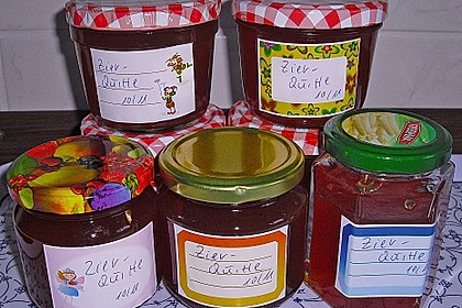 Schein- / Zierquitten Gelee mit Apfelsaft
