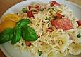 Pasta in kalter Tomatenso&szlig;e