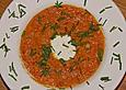 S&uuml;&szlig;kartoffel-Knoblauch-Karotten-Suppe