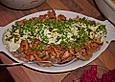 Gabis Salat von gebratenen Pfifferlingen mit Wasabicreme