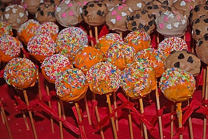 Orangen Cake-Pops