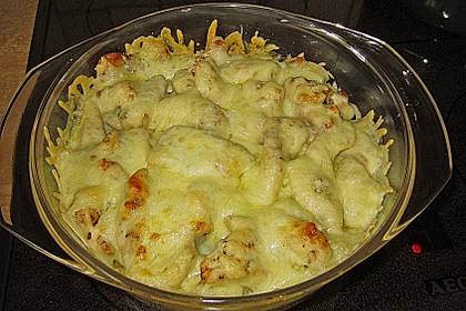 H&auml;hnchen-Nudelauflauf