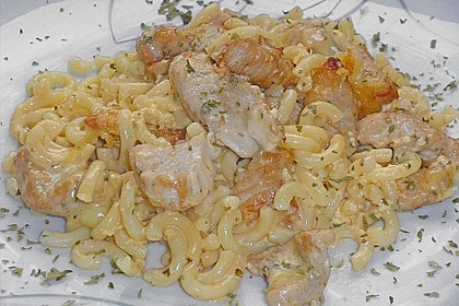 H&auml;hnchen-Nudelauflauf 7