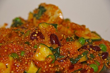 Vegetarische Quinoa-Paella