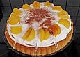 Tiramisutorte mit Aprikosen