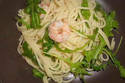 Spaghetti aglio olio e scampi 24