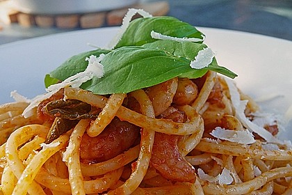 Spaghetti aglio olio e scampi 5