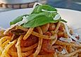 Spaghetti aglio olio e scampi