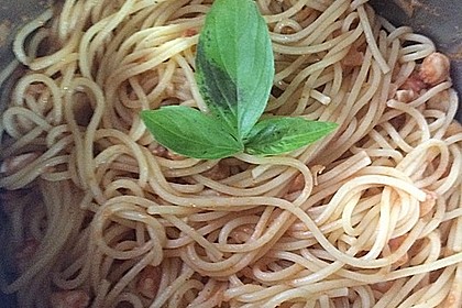 Spaghetti aglio olio e scampi 35
