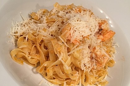 Spaghetti aglio olio e scampi 6