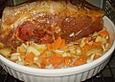 Schweinekrustenbraten mit geschmorten &Auml;pfeln von Sarah
