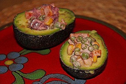 Palta rellena (Gef&uuml;llte Avocado)