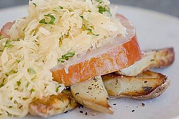 Sauerkraut mit Kasseler