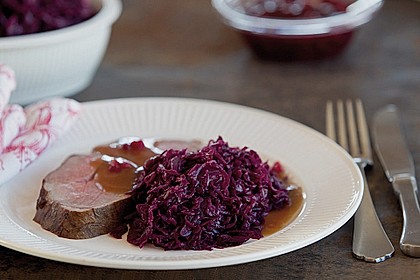 Rehkeule mit Rotkohl